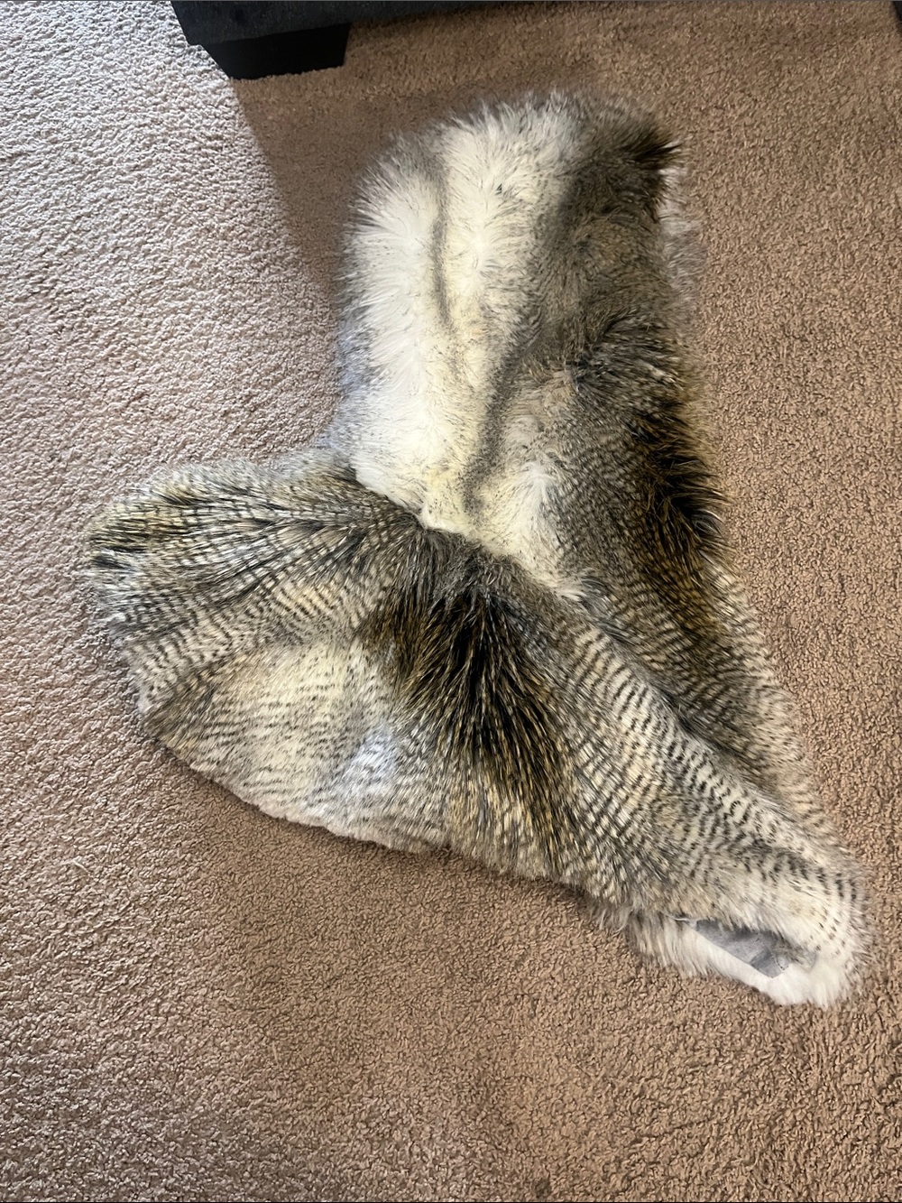 SpiritHoods Limited Edition Snowy Owl Shawl Cape Hood - Picture 7 of 9